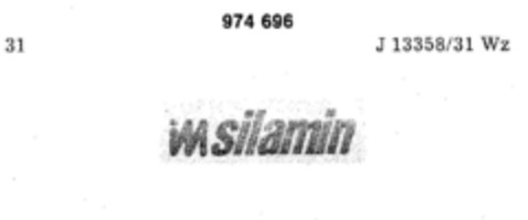 iM silamin Logo (DPMA, 05/25/1977)