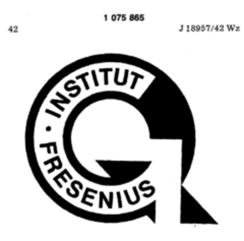 INSTITUT FRESENIUS Logo (DPMA, 02/24/1984)