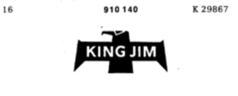 KING JIM Logo (DPMA, 05/19/1969)