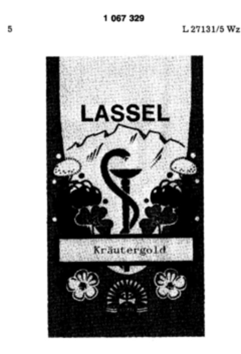 LASSEL KRÄUTERGOLD Logo (DPMA, 02/17/1984)