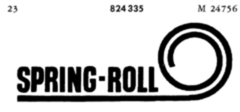 SPRING ROLL Logo (DPMA, 08.07.1965)