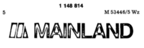 MAINLAND Logo (DPMA, 06.08.1983)