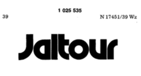 Jaltour Logo (DPMA, 01/15/1981)