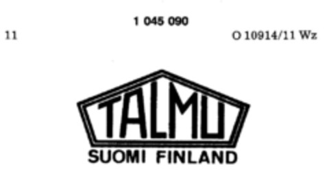 TALMU SUOMI FINLAND Logo (DPMA, 09/01/1982)