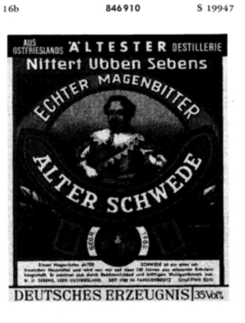 ALTER SCHWEDE Logo (DPMA, 24.05.1967)