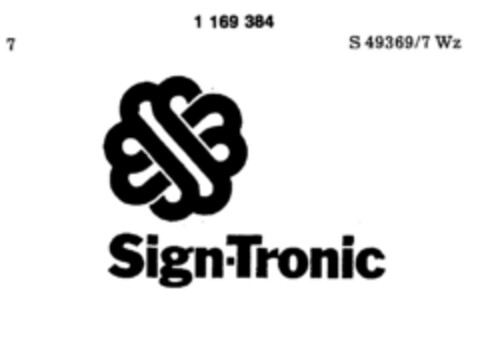 Sign-Tronic Logo (DPMA, 09.11.1989)