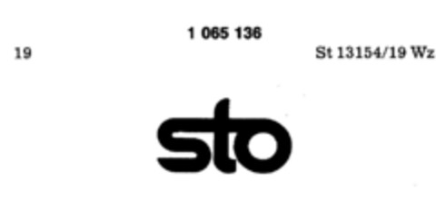 sto Logo (DPMA, 26.07.1982)