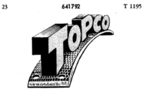 TOPCO Logo (DPMA, 09/20/1951)