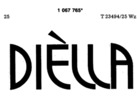 DIELLA Logo (DPMA, 01.06.1984)