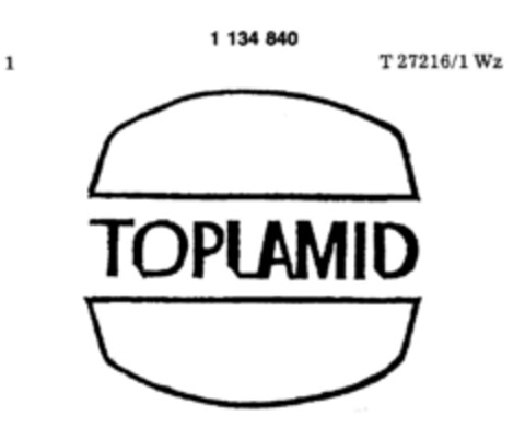 TOPLAMID Logo (DPMA, 01/18/1988)