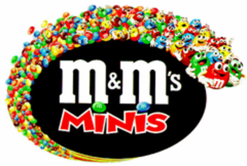 m&m's MINIS Logo (DPMA, 30.03.2000)