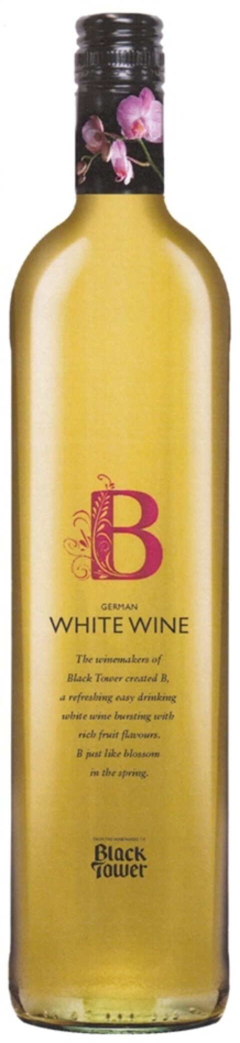 B GERMAN WHITE WINE Logo (DPMA, 06/24/2010)