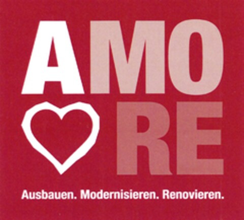 AMORE Ausbauen. Modernisieren. Renovieren. Logo (DPMA, 10.09.2013)