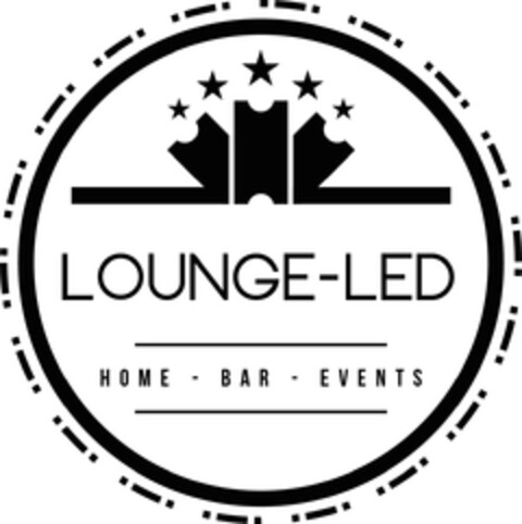LOUNGE-LED HOME - BAR - EVENTS Logo (DPMA, 26.07.2014)