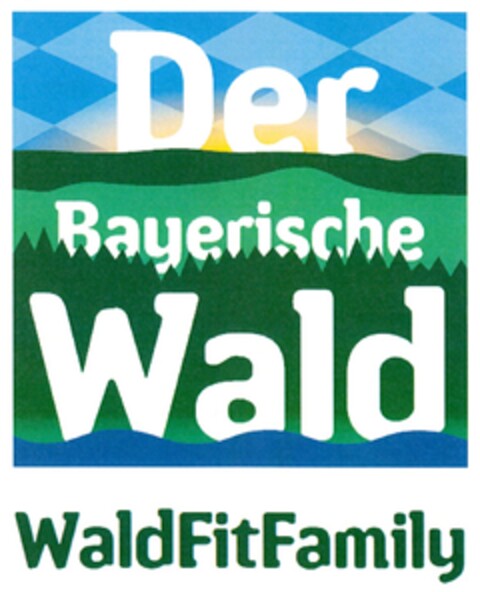 Der Bayerische Wald WaldFitFamily Logo (DPMA, 16.07.2014)