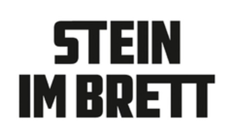 STEIN IM BRETT Logo (DPMA, 10.03.2017)