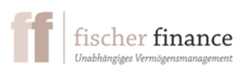 ff fischer finance Unabhängiges Vermögensmanagement Logo (DPMA, 08.02.2017)