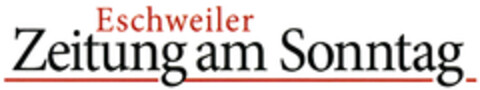 Eschweiler Zeitung am Sonntag Logo (DPMA, 03.08.2021)