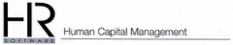 HR SOFTWARE Human Capital Management Logo (DPMA, 01.03.2004)