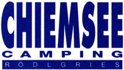 CHIEMSEE CAMPING RÖDLGRIES Logo (DPMA, 02/27/2004)