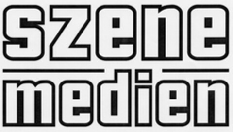 Szene medien Logo (DPMA, 13.12.2004)