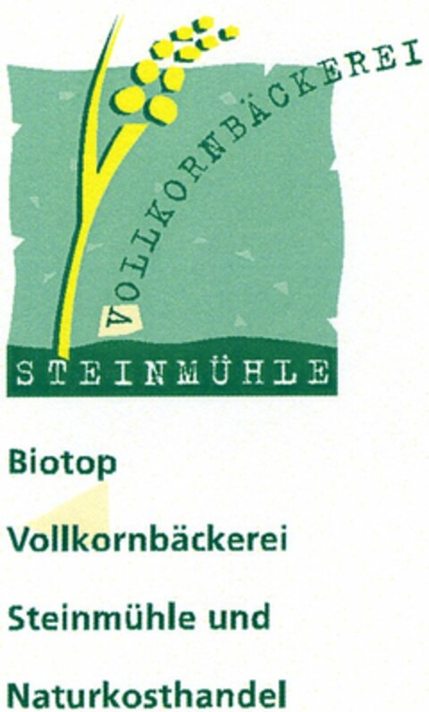 VOLLKORNBÄCKEREI STEINMÜHLE Logo (DPMA, 27.06.2005)