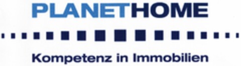 PLANETHOME Kompetenz in Immobilien Logo (DPMA, 08/17/2005)