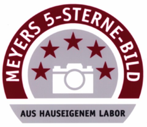 MEYERS 5-STERNE-BILD AUS HAUSEIGENEM LABOR Logo (DPMA, 22.09.2005)