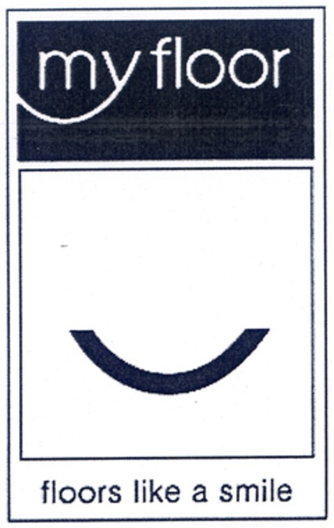 my floor floors like a smile Logo (DPMA, 23.08.2006)