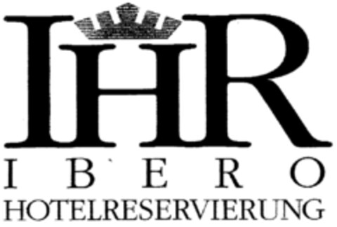 IHR IBERO HOTELRESERVIERUNG Logo (DPMA, 15.03.1996)