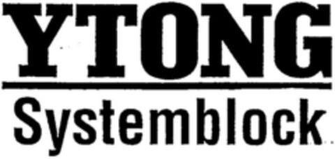 YTONG Systemblock Logo (DPMA, 15.05.1996)