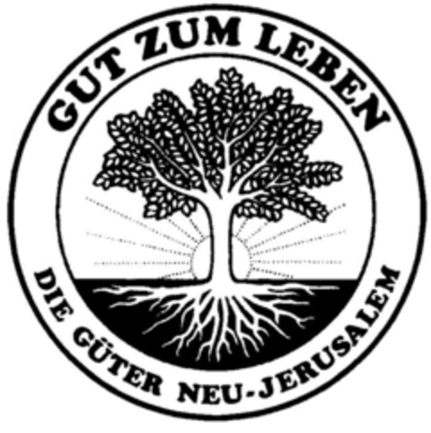 GUT ZUM LEBEN DIE GÜTER NEU-JERUSALEM Logo (DPMA, 12/19/1996)