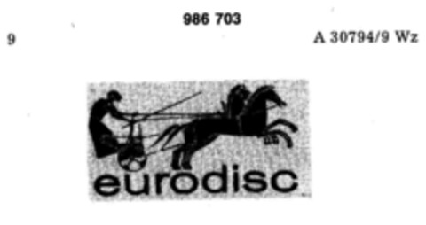 eurodisc Logo (DPMA, 04.10.1978)