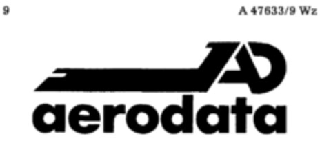 AD AERODATA Logo (DPMA, 02/03/1990)