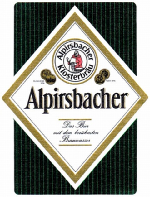 Alpirsbacher Klosterbräu Alpirsbacher Logo (DPMA, 11/14/1990)