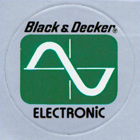 Black & Decker ELECTRONIC Logo (DPMA, 02.02.1983)