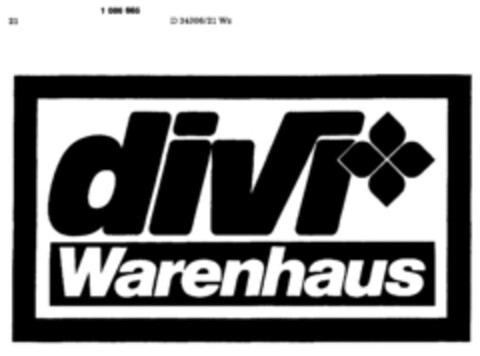 divi WARENHAUS Logo (DPMA, 07/25/1979)