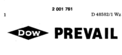 DOW PREVAIL Logo (DPMA, 10/11/1990)