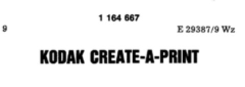 KODAK CREATE-A-PRINT Logo (DPMA, 13.02.1990)