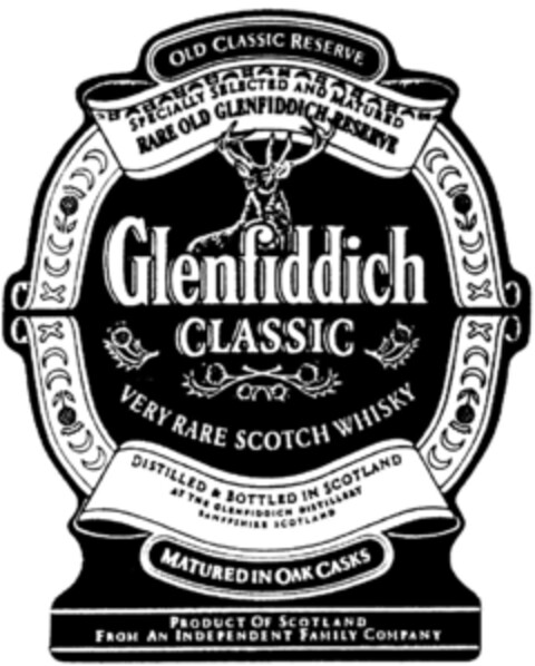 Glenfiddich CLASSIC Logo (DPMA, 24.04.1991)