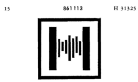 861113 Logo (DPMA, 25.03.1968)