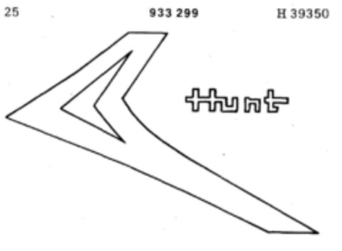 Hunt Logo (DPMA, 17.04.1974)