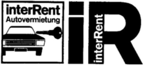 interRent Autovermietung Logo (DPMA, 08.11.1975)