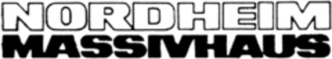 NORDHEIM MASSIVHAUS Logo (DPMA, 30.10.1992)