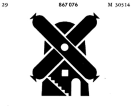 867076 Logo (DPMA, 12/13/1968)