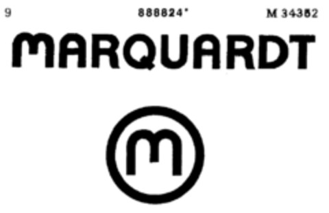 MARQUARDT M Logo (DPMA, 06/18/1971)