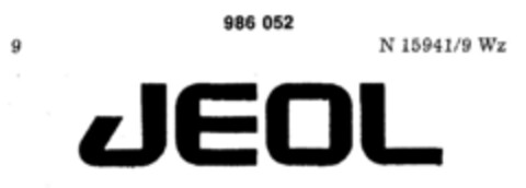 JEOL Logo (DPMA, 08.08.1978)