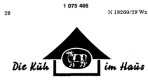 Die Kuh im Haus Logo (DPMA, 02.08.1984)
