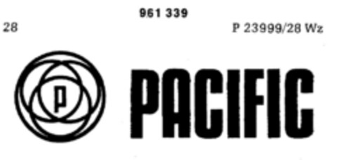 PACIFIC Logo (DPMA, 10.08.1976)