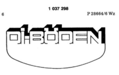Di-BÖDEN Logo (DPMA, 10/15/1981)